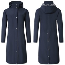 Covalliero Damen Regenmantel wasserdicht Wassersäule 10.000 mm dark navy FS 2025