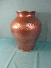 Bodenvase Antik Stil Kupfer 41 cm Kunstschmiede Schirmständer A.Backmann 12c1