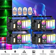 4Stk RGB LED Laser Projektor 5