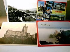 Bad Kösen / Sachsen-Anhalt. 4 x Alte Ansichtskarte / Postkarte farbig u. s/w, un