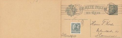 Acores 1910 post - 1910, via