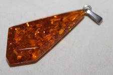 schöner Bernstein Anhänger - Fischland - 4,5cm (14)