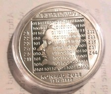 Münze Deutschland: 10 Euro 2010 G: Konrad Zuse: Silber 0.925