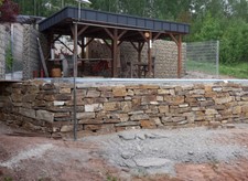 Mauerstein Steinmauer Exklusiver Naturstein Bruchstein 1m3 Stein Quarzit Würfel