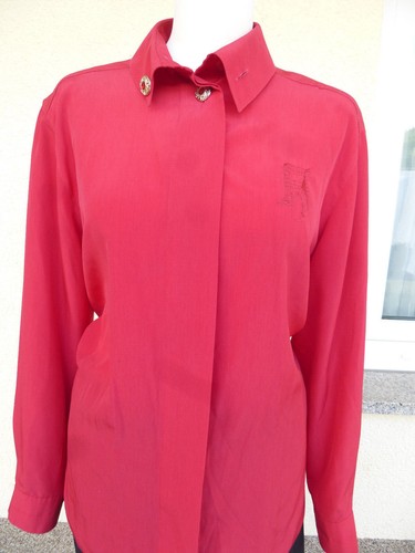 Damen bluse rot langarm - rot,