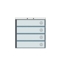 STR BRM4 Ruftastenmodul Varoflex 13214  Klingel Sprechanlage  Taster Taste BRM-4