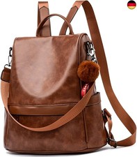 Damen Soft PU Leder Rucksack
