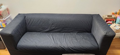 Sofa ikea klippan schwarz - sofa,