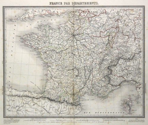 Frankreich original stahlstich - original,
