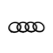 Audi Ringe Emblem schwarz Audi