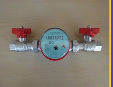 Wasseruhr Wasserzähler 3/4"