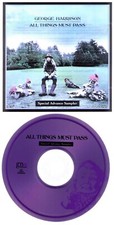CD - GEORGE HARRISON - ALL THINGS MUST PASS - Promotional Use Only - 8 Tracks nm