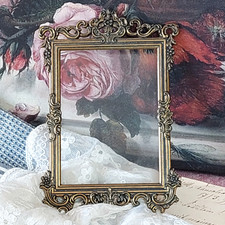 Antiker Bilderrahmen, Messing