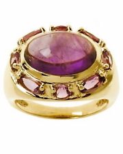 Schmuck Ring Gelbgold 375 Amethyst RW18 Ä398