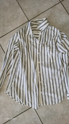 Leichte gestreifte hemd bluse - gestreifte,