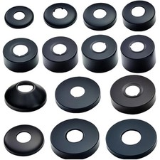 4 Stück Schwarz Edelstahl