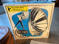 ROWI Blitz LUX – mit Schachtel, Bedienungsanleitung, Tasche & Batterie – Vintage