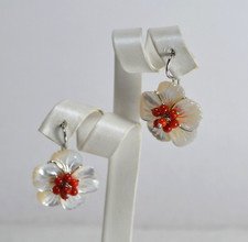 Earrings Silver 925 Flowers