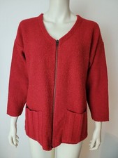 Boucle strickjacke l rot - boucle,