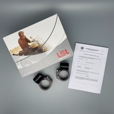 LSL LENKERENDENSCHELLEN 41MM SPEED MATCH SCHWARZ GABELKLEMMSCHELLEN ELOXIERT ALU