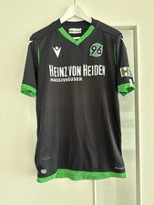 Macron Hannover 96 Auswärtstrikot Schwarz Gr. L Top Zustand