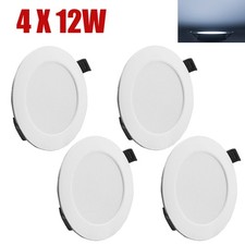 4X 12W LED Spot Einbaustrahler