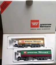 RT SPEDITION RÖTTGER 2ER SET Herpa MAN Sattelzug 1/87