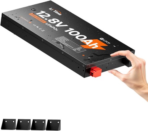Litime 12v 100ah slim - 100ah, lifepo4