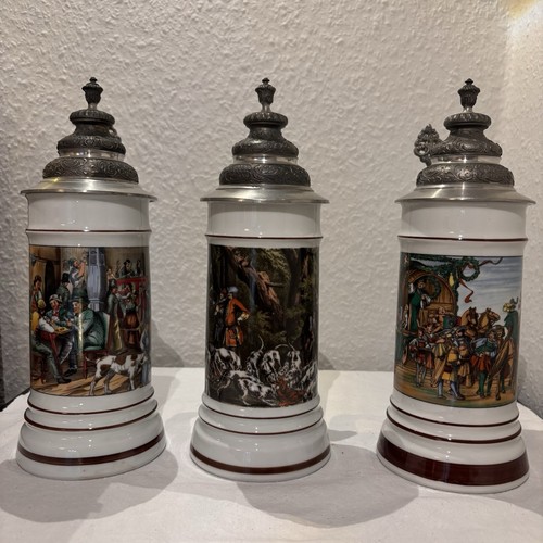 Rastal porzellan bierkrug set - bierkrug,