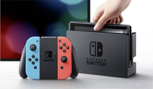 Nintendo switch konsole grau - nintendo, konsole,