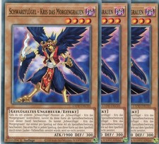 yugioh 3x Schwarzflügel Kris