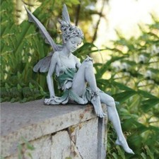 Elfe sitzend fee figur feen - elfe,