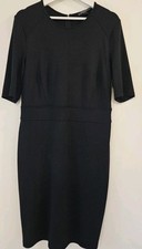  Kleid Schwarz Esprit XL Business Büro Etuikleid  3/4 Arm