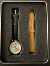 Armbanduhr 50 Jahre Lufthansa in Box mit Wechselband. Seltenes Exemplar