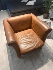 Design Ledersessel Cognac –