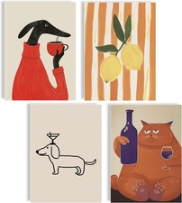 Kunst Poster Set 4er Set
