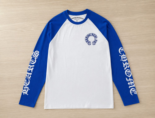 Blue chrome hearts long sleeve - blue,