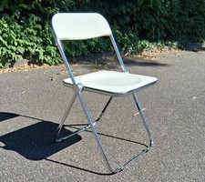 Plia Castelli Plia Kunsstoff Weiß Chrom Klappstuhl Folderchair Italy Design [01]
