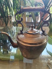 Marokanischer Wasserkessel alt antik Handarbeit Kupfer Bronze