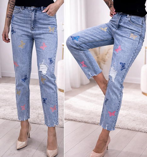 Neu damen jeans - jeans, destroyed