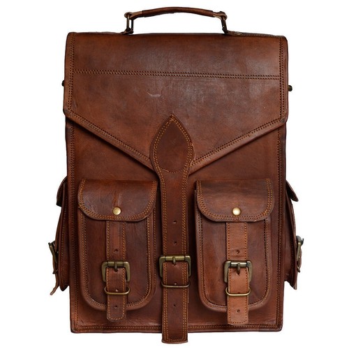 Leder vollnarben rucksack - vollnarben,