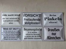 Blechschilder DEUTSCHE
