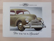 FORD TAUNUS Spezial Buckeltaunus G73A Prospekt Brochure Prospectus .