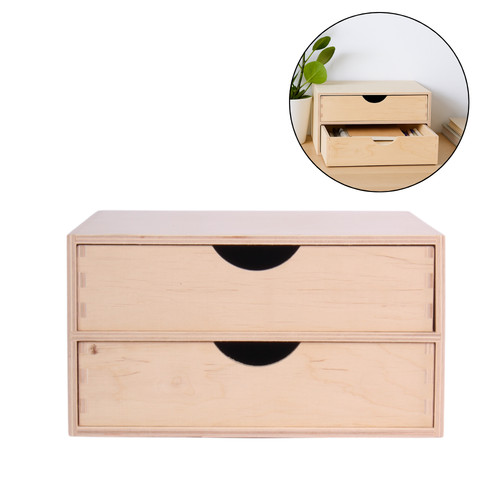 Schubladenbox aus holz - aus,