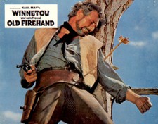 Winnetou und sein Freund Old Firehand ORIGINAL Aushangfoto der WA Pierre Brice
