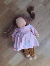 Stoffpuppe nach Waldorfart, unbespielt, 40cm, Label "von kowalke"