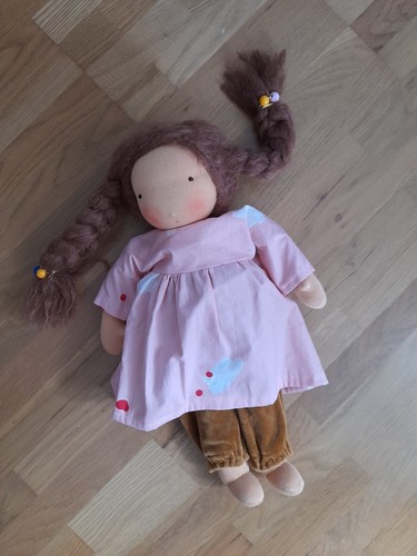 Stoffpuppe nach waldorfart - stoffpuppe,