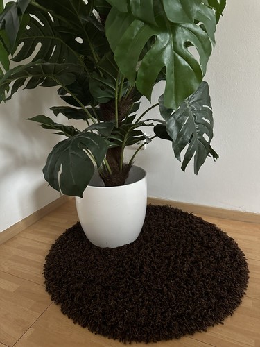 Teppich rund braun - teppich,