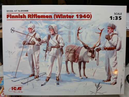 Icm finnish riflemen 3 - finnish, 1:35