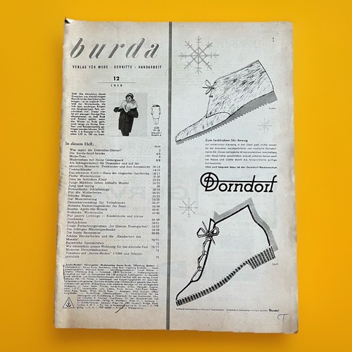 Burda 1959 - cover), 12/1959